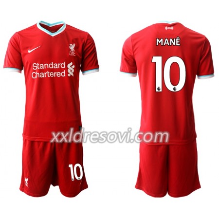 Liverpool Sadio Mane 10 Domaći Dječji Komplet Dresovi za Nogomet 2020-2021 (+ kratke hlače)